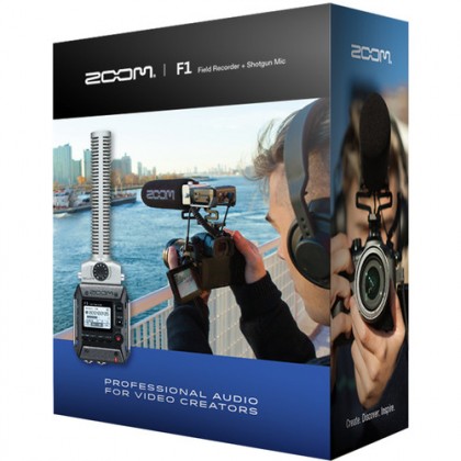 Zoom F1-SP Field Recorder with Shotgun Microphone F1 F1SP